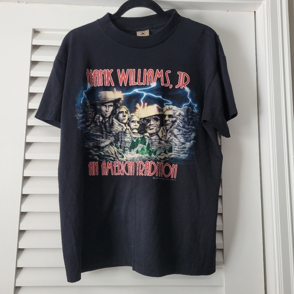 Vintage 1993 Hank Williams Jr Shirt American Tradition. - Picture 3 of 10